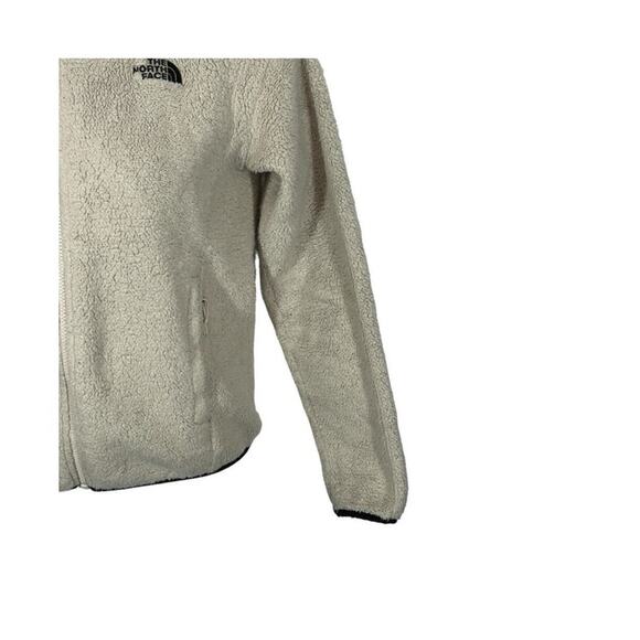 The North Face Sherpa Teddy Jacket Tan Cream Small Fleece Zip Classic - Picture 4 of 16